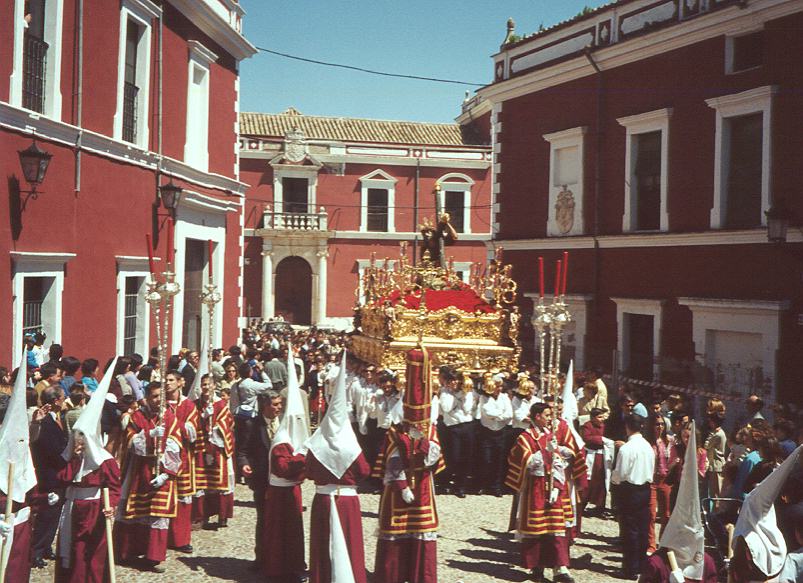 Un paso de Jesús Cristo en la calle